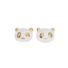 POPORCELAIN Porcelain Lucky Panda Stud Earrings