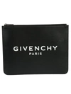 GIVENCHY Givenchy Logo Clutch,10632535