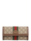 GUCCI OPHIDIA GG CONTINENTAL WALLET,10632630