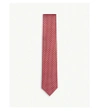 FERRAGAMO Ladybird print silk tie
