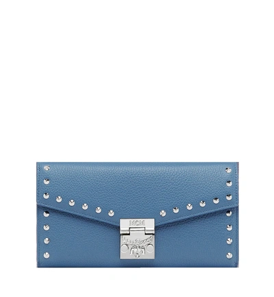 Mcm Patricia Crossbody Wallet In Studded Outline Leather In Hf