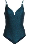 ZIMMERMANN WOMAN CUTOUT SWIMSUIT TEAL,GB 1188406768872988