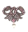 GUCCI CRYSTAL-EMBELLISHED BOW BROOCH,P00338320