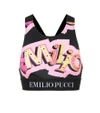 EMILIO PUCCI BEACH PRINTED SPORTS BRA,P00324413