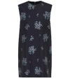 GUCCI FLORAL COTTON AND WOOL DRESS,P00336050
