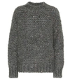 BRUNELLO CUCINELLI SEQUINED MOHAIR-BLEND SWEATER,P00342000