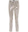 ISABEL MARANT NOVIDA METALLIC LEATHER PANTS,P00322919