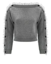 PHILOSOPHY DI LORENZO SERAFINI Lace-Trimmed Sweater,0906-5707-A3489