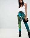 G-STAR ROVIC PAPERBAG WAIST trousers WITH TROPICAL PRINT - MULTI,D10061-A158-6384