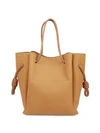 LOEWE FLAMENCO KNOT LEATHER TOTE,400098443688