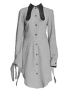 LOEWE Collared Long Asymmetric Shirtdress