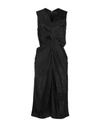 ISABEL MARANT ISABEL MARANT WOMAN MIDI DRESS BLACK SIZE 10 VISCOSE, RAMIE, COTTON,34867324JP 2