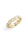 MELINDA MARIA ISLA STACKABLE BAND RING,R5287GWOP8