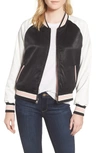 CUPCAKES AND CASHMERE DONYA REVERSIBLE BOMBER JACKET,CI102462