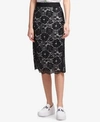 DKNY LACE PENCIL SKIRT, CREATED FOR MACY'S