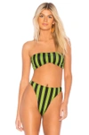 NORMA KAMALI Sunglass Bikini Top