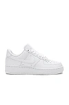 Nike Air Force 1 07 Fresh Sneaker In White & White