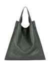 JIL SANDER XIAO MD GRAINED-LEATHER TOTE,10633003