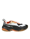 PUMA THUNDER ELETTRIC" PUMA SNEAKERS IN BLACK / ORANGE LEATHER",10633017