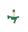 ANITA KO Green Emerald Ear Cluster,2372589950211500250