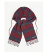 BALENCIAGA TARTAN WOOL HOODED SCARF