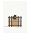 BURBERRY LAKESIDE VINTAGE CHECK SMALL LEATHER PURSE