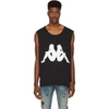 FAITH CONNEXION FAITH CONNEXION BLACK KAPPA EDITION SLEEVELESS T-SHIRT