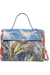 VALENTINO GARAVANI WOMAN MIME PRINTED LEATHER TOTE MULTICOLOR,AU 1188406768663867