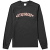 STRANGERS Strangers Long Sleeve Heart Breakers Tee,STRN-LSHRTBRKTEE-BLK3