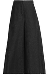 TOME TOME WOMAN COTTON AND TENCEL-BLEND TWILL WIDE-LEG PANTS BLACK,3074457345619073840