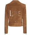 SAINT LAURENT SUEDE JACKET,P00326436