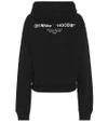 OFF-WHITE COTTON JERSEY HOODIE,P00336179