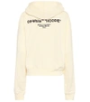 OFF-WHITE COTTON JERSEY HOODIE,P00336178