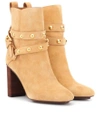 SEE BY CHLOÉ JANIS SUEDE ANKLE BOOTS,P00321097