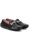 TOD'S GOMMINO LEATHER LOAFERS,P00340297