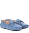 TOD'S GOMMINO LEATHER LOAFERS,P00340295