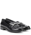 TOD'S GOMMINO LEATHER LOAFERS,P00340464