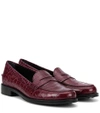 TOD'S GOMMINO LEATHER LOAFERS,P00340468