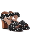 ALEXA CHUNG POLKA-DOT SANDALS,P00323804