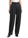 THE ROW Nica Pleated Front Wool Trousers