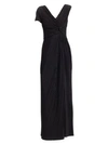 THE ROW Allure Pleated Knot Front Gown