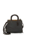COACH Rogue Pebbled Leather Top Handle Bag