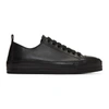 ANN DEMEULEMEESTER ANN DEMEULEMEESTER BLACK LEATHER trainers