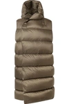 RICK OWENS OVERSIZED HOODED QUILTED SHELL DOWN VEST