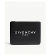 GIVENCHY LOGO LARGE LEATHER POUCH,23318628