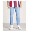 GUCCI STRAIGHT CROPPED COTTON-DENIM TROUSERS