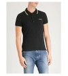 DIESEL T-RANDY CONTRAST-TRIM COTTON POLO SHIRT