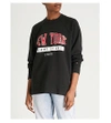 TOMMY JEANS NEW YORK-PRINT OVERSIZED COTTON-JERSEY SWEATSHIRT