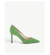 JIMMY CHOO Romy 85 suede courts