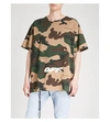 OFF-WHITE CAMOUFLAGE-PRINT COTTON-JERSEY T-SHIRT